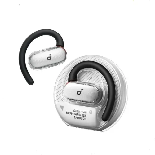 سماعات Anker Soundcore V40i لاسلكية – تصميم شفاف كريستالي، صوت جهوري، مقاومة IP55، تشغيل 21 ساعة، Bluetooth 5.4، اطلبها الآن
