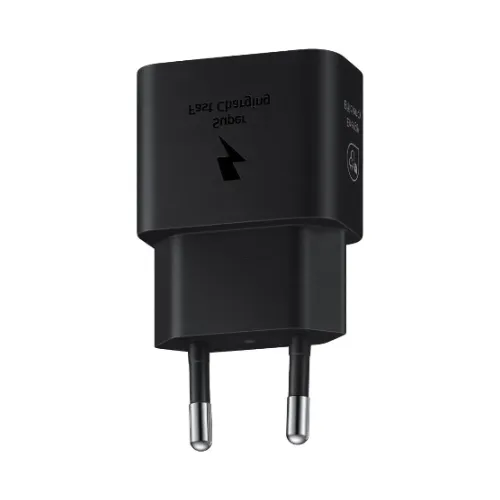 شاحن Samsung 25W USB-C GaN الأصلي – شحن فائق السرعة وتقنية PPS وحماية متعددة لأجهزة Galaxy – الأكثر شيوعًا