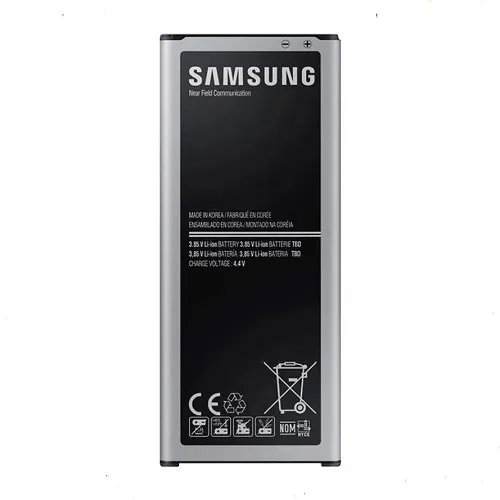 بطارية سامسونج الأصلية القابلة لإعادة الشحن بسعة 3220 مللي أمبير لهاتف جالكسي نوت Samsung Galaxy Note 4 - EB-BN910BBK - جودة ليثيوم أيون أصلية
