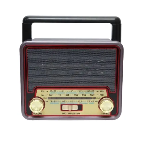 Meier M-U126BT Portable 3 Band AM/FM/SW Radio with Bluetooth, MP3 Player and Rechargeable Battery - Buy Now