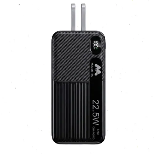 باور بانك Majentik MJ-21 سعة 10000mAh – شحن سريع PD بقوة 22.5W، بطارية محمولة للهواتف والأجهزة
