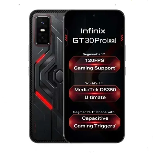 موبايل Infinix GT 30 Pro 5G – رام 12 جيجابايت، تخزين 512 جيجابايت، شاشة 6.78 بوصة، أداء قوي للألعاب والترفيه