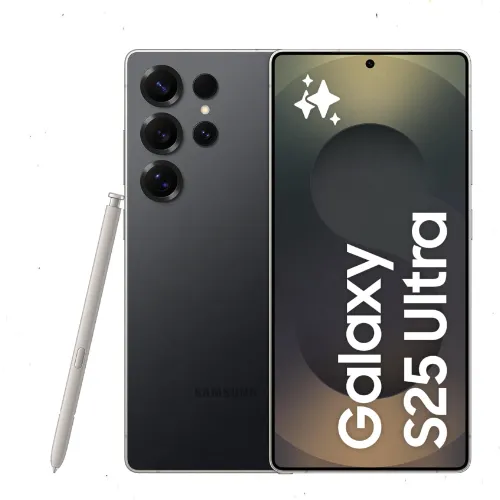 هاتف Samsung Galaxy S25 Ultra AI سعة 256 جيجابايت مع 12 جيجابايت RAM – كاميرا 200MP، قلم S Pen، ضمان محلي