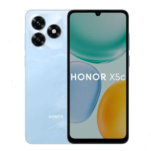 هاتف هونر Honor X5C – شاشة كبيرة، أداء عملي للاستخدام اليومي، بطارية قوية، تصميم أنيق ودعم الاتصالات والإنترنت