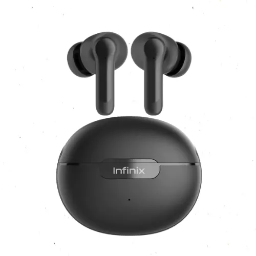سماعات Infinix XBuds H5 XE36 اللاسلكية – Bluetooth 6.0، صوت HiFi Stereo، إلغاء ضوضاء ENC، بطارية حتى 30 ساعة، IP54