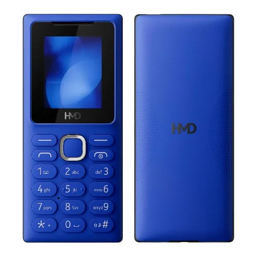 هاتف HMD 101 4G طراز TA-1757 ثنائي الشريحة – موبايل عملي بشاشة 2 بوصة وبطارية 1000 مللي أمبير قابلة للإزالة وBluetooth 5.0 وUSB Type-C وراديو FM ومشغل