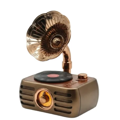 راديو وسماعة بلوتوث FEEXOT FX-2538B بتصميم جرامافون كلاسيكي Retro، يدعم AM/FM و3 نطاقات SW، مشغل MP3 ومصدر طاقة DC – احصل عليه الآن