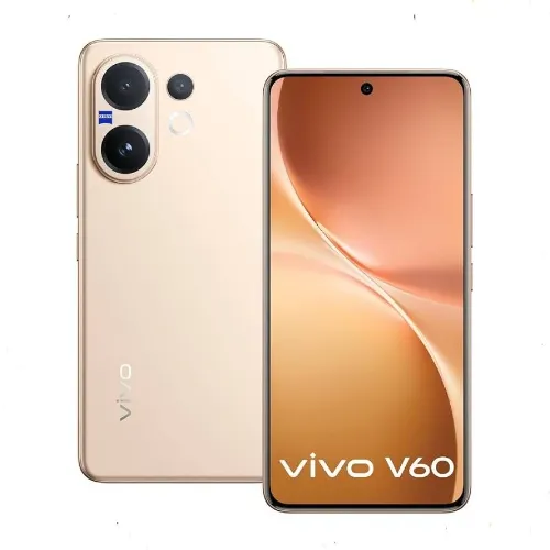 موبايل Vivo V60 5G ثنائي الشريحة – رام 12 جيجابايت، بطارية 6500mAh، شاشة 6.77 بوصة، أداء قوي واتصال سريع