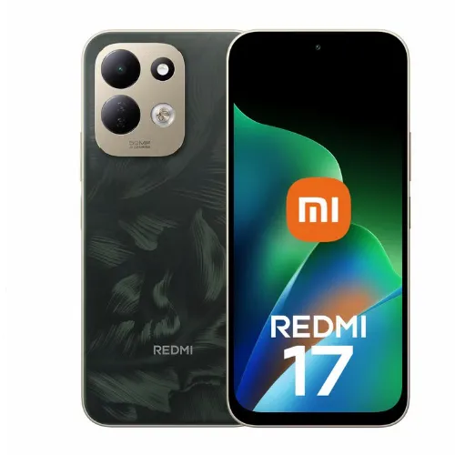 هاتف شاومي Redmi 17 4G – رام 6 جيجابايت، 256 جيجابايت، شريحتان Dual SIM، شاشة 6.9 بوصة 120Hz، بطارية 7500mAh