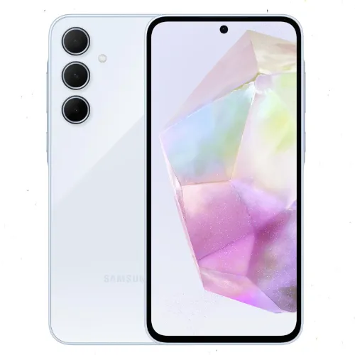هاتف سامسونج جالكسي A35 5G Samsung Galaxy A35 ثنائي الشريحة - شاشة سوبر أموليد 6.6 بوصة 120 هرتز - كاميرا 50 ميجابكسل - بطارية 5000 مللي أمبير - ضمان 
